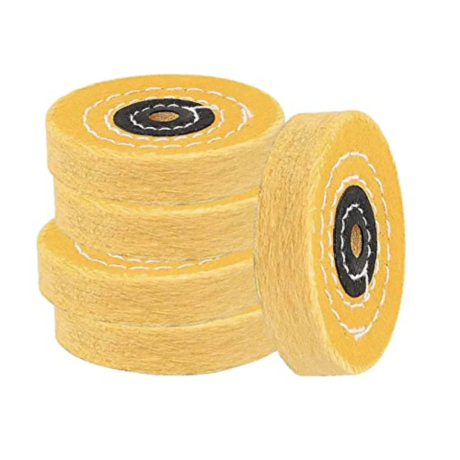 5 Pcs 3'' Cotton Polishing Wheel - 3/8'' Arbor Hole Muslin Polishing Kits Cotton Buffing Wheels for Bench Grinder/Table Grinder
5 Pcs 3'' Cotton Polishing Wheel - 3/8'' Arbor Hole Muslin Polishing Kits Cotton Buffing Wheels for Bench Grinder/Table Grinder