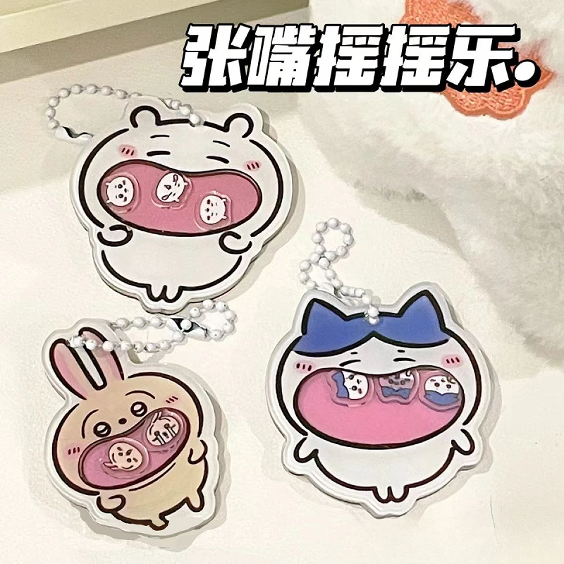 New Kawaii Anime Figure Pendant Cartoon Chiikawa Rocker Keychain Acrylic Hachiware Bag Pendant Children's Day Creative Toy Gifts
New Kawaii Anime Figure Pendant Cartoon Chiikawa Rocker Keychain Acrylic Hachiware Bag Pendant Children's Day Creative Toy Gifts