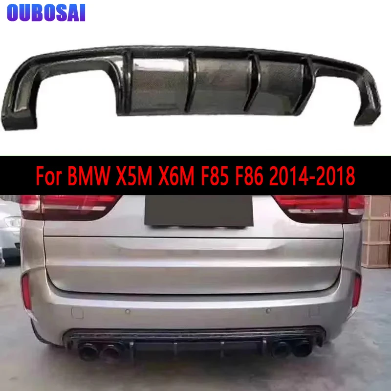 For BMW X5M X6M F85 F86 2014-2018 Carbon Fiber Diffuser Rear Bumper Rear Splitter Spoiler Rear Fender Lip Modified Body Kit
For BMW X5M X6M F85 F86 2014-2018 Carbon Fiber Diffuser Rear Bumper Rear Splitter Spoiler Rear Fender Lip Modified Body Kit