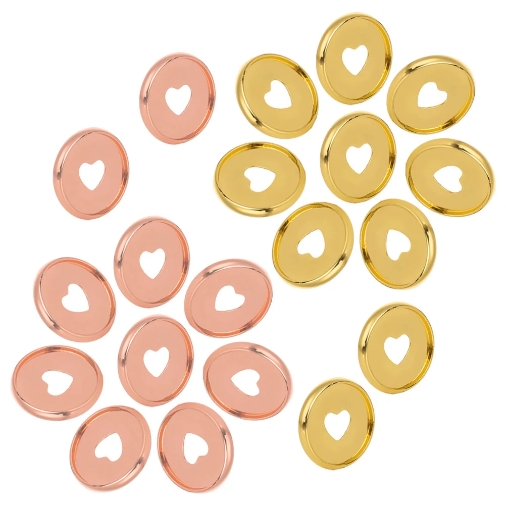 20pcs 24mm Heart Album Discs Notebook Binders Golden Rose Gold Mushroom Buckles Discbound Planner Accessories Loose Leaf System
20pcs 24mm Heart Album Discs Notebook Binders Golden Rose Gold Mushroom Buckles Discbound Planner Accessories Loose Leaf System
