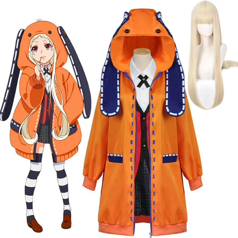 Anime Kakegurui Cosplay Costumes Runa Yomozuki Kakegurui Hoodie School Uniforms Wig Halloween Costume Dress For Women Girls
Anime Kakegurui Cosplay Costumes Runa Yomozuki Kakegurui Hoodie School Uniforms Wig Halloween Costume Dress For Women Girls