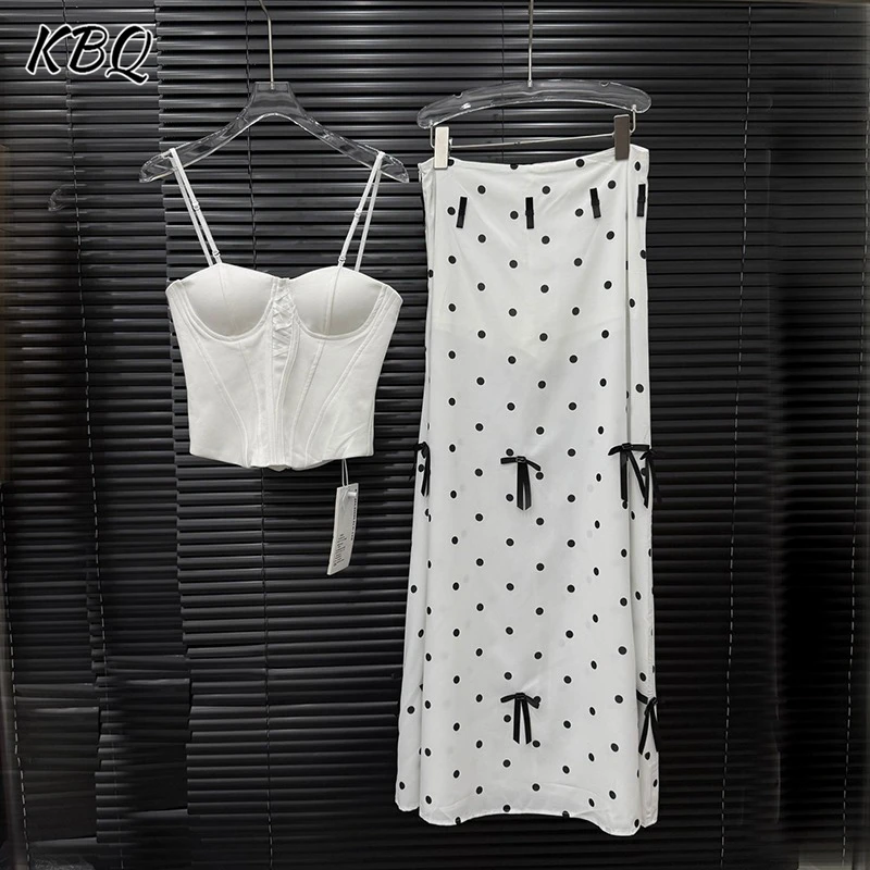KBQ Temperament Chic Two Piece Sets for Women Square Collar Sleeveless Slimming Vest High Waist Bowknot Skirts Chic Set Female
KBQ Temperament Chic Two Piece Sets for Women Square Collar Sleeveless Slimming Vest High Waist Bowknot Skirts Chic Set Female