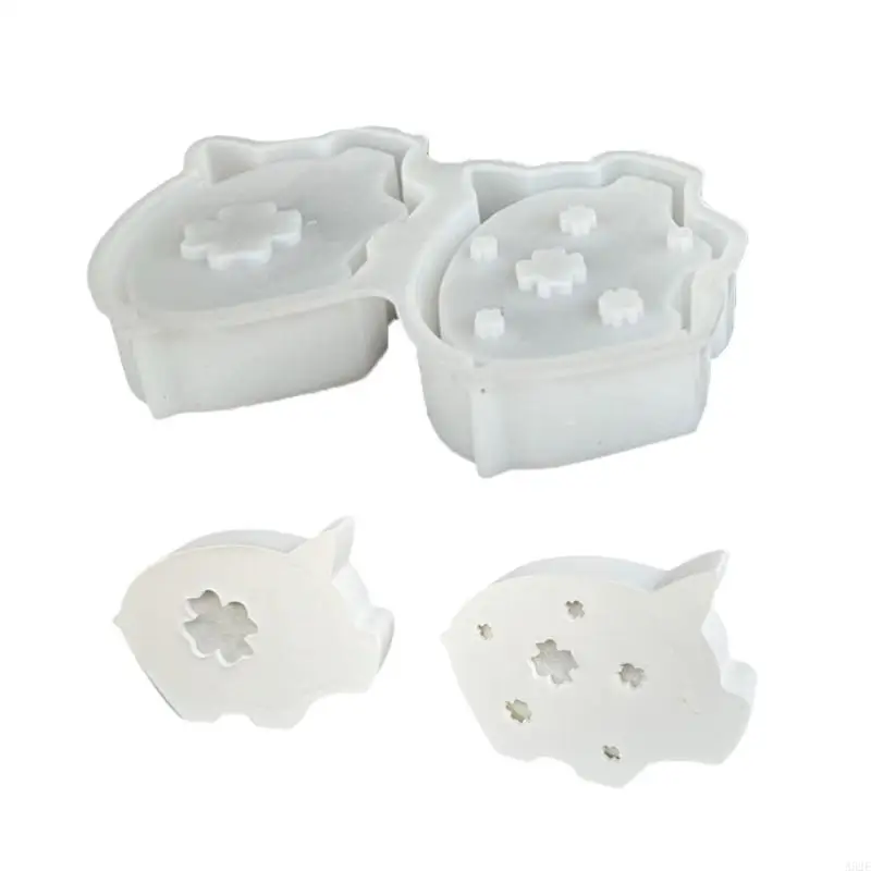 652F Desk Ornament Mould Flexible Silicone Mold for Pig with Clovers Shaped Light Festival Home Decoration Mold
652F Desk Ornament Mould Flexible Silicone Mold for Pig with Clovers Shaped Light Festival Home Decoration Mold