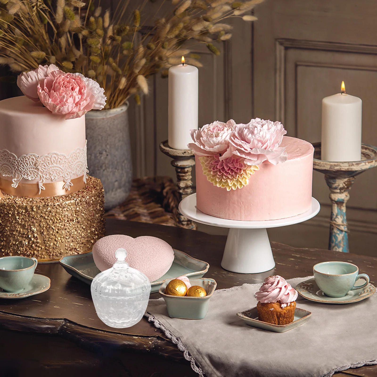 2Pcs High Quality Glass Candy Organizer Strong Compact Storage Jar for Chocolates Cookies Nuts Elegant Fine Craftsmanship
2Pcs High Quality Glass Candy Organizer Strong Compact Storage Jar for Chocolates Cookies Nuts Elegant Fine Craftsmanship