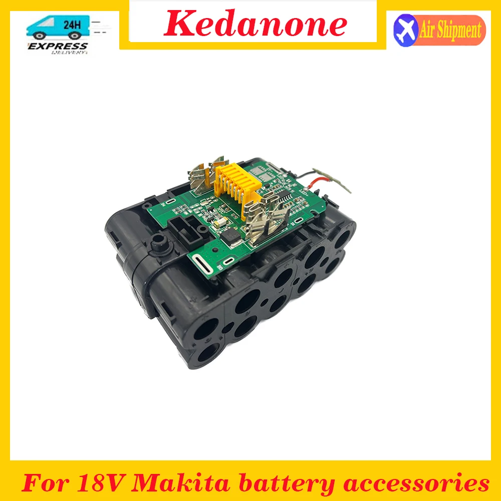 For Makita 18V batterythe complete set of accessories, shell, bracket, label ,spring nickel sheet, screws, BMS
For Makita 18V batterythe complete set of accessories, shell, bracket, label ,spring nickel sheet, screws, BMS