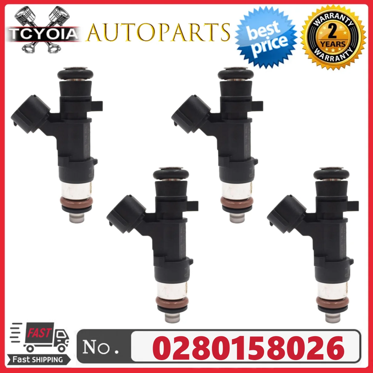 4pcs 0280158026 06A906031BS 852-12220 FJ670 Fuel Injectors For VOLKSWAGEN BEETLE GOLF GOLF CITY JETTA CITY 2.0L L4
4pcs 0280158026 06A906031BS 852-12220 FJ670 Fuel Injectors For VOLKSWAGEN BEETLE GOLF GOLF CITY JETTA CITY 2.0L L4