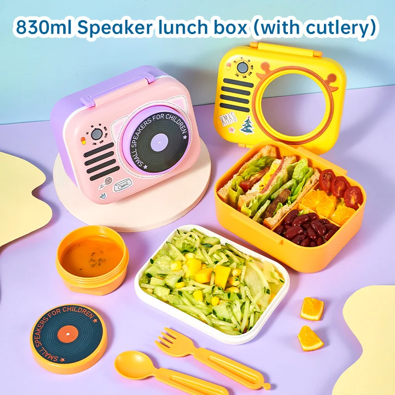 Kids Bento Box Lunch Box With Sauce Box Fork/Spoon Children‘s Portable Sealed Lunch Box
Kids Bento Box Lunch Box With Sauce Box Fork/Spoon Children‘s Portable Sealed Lunch Box