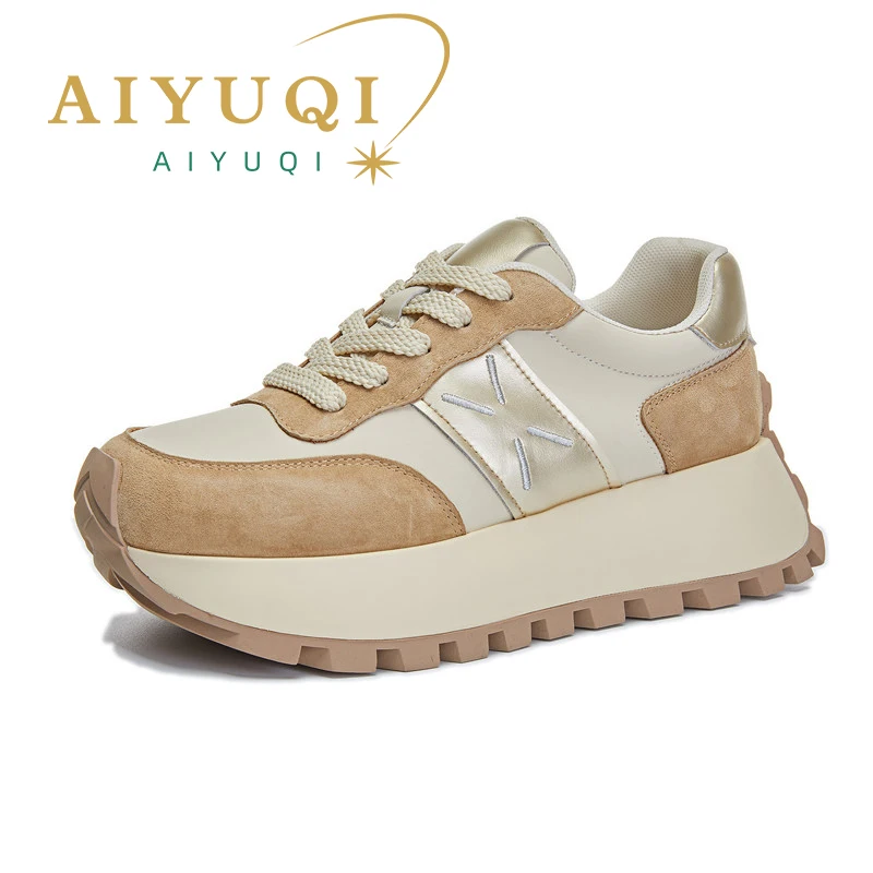 AIYUQI Forrest Gump Shoes Female Genuine Leather 2024 Spring New Platform Sneakers Ladies Casual Fashion Women's Sneakers
AIYUQI Forrest Gump Shoes Female Genuine Leather 2024 Spring New Platform Sneakers Ladies Casual Fashion Women's Sneakers