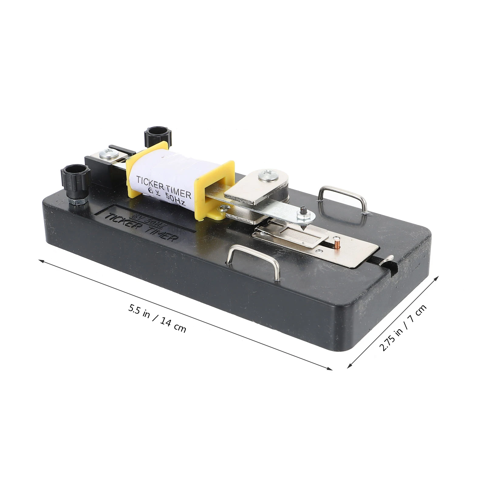 Electromagnetic Dotting Timer Ticker Tape Physics Acceleration Apparatus Lab Equipment Teaching Tool Metal Experiment
Electromagnetic Dotting Timer Ticker Tape Physics Acceleration Apparatus Lab Equipment Teaching Tool Metal Experiment