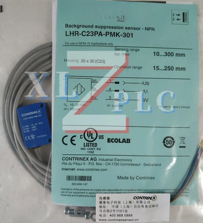 LHR-C23PA-PMK-301 CONTRINEX photoelectric sensor new original stock
LHR-C23PA-PMK-301 CONTRINEX photoelectric sensor new original stock