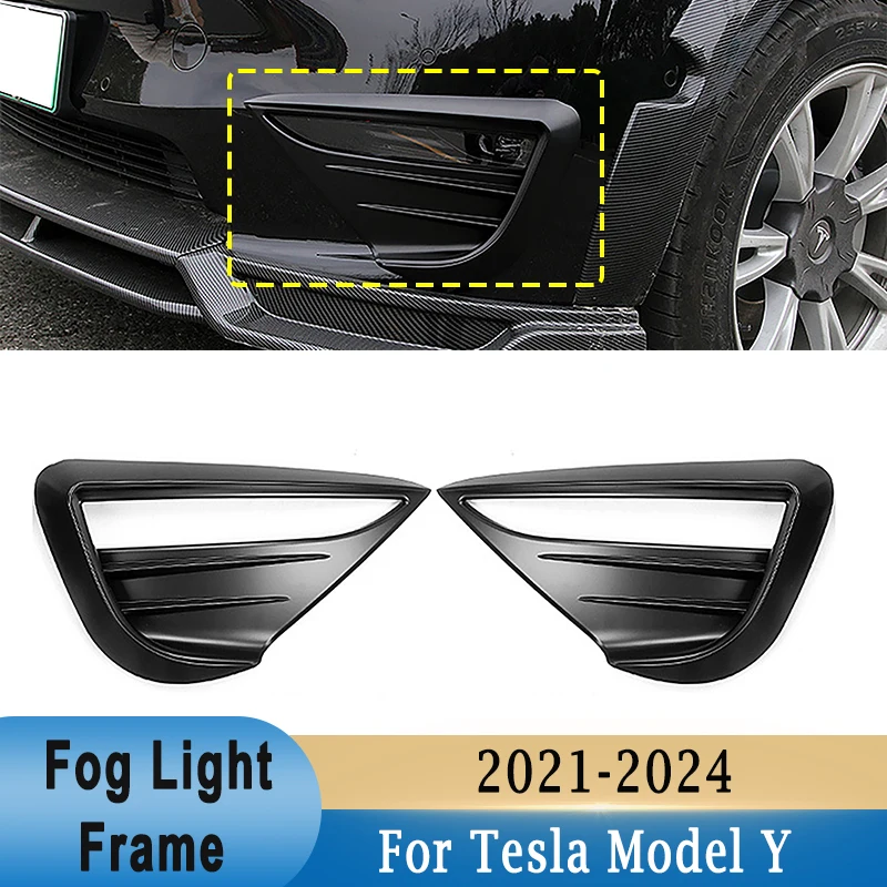 Front Bumper Fog Driving Light Frame Trim For Tesla Model Y 2021-2024 Car Light Protective Sticker Cover Decoration Bezel
Front Bumper Fog Driving Light Frame Trim For Tesla Model Y 2021-2024 Car Light Protective Sticker Cover Decoration Bezel
