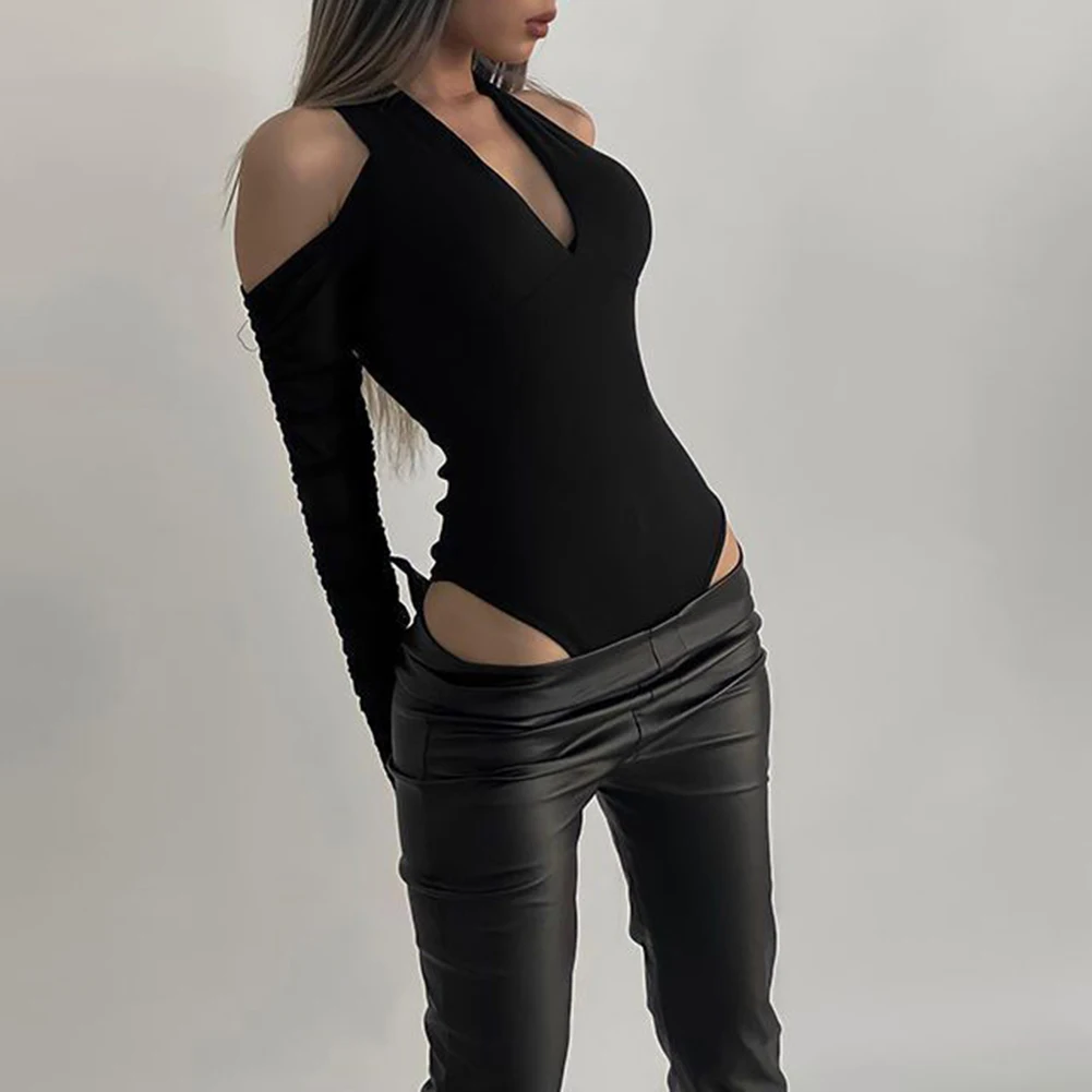 V-neck Style Long Sleeve Top Brand New Elastic Fabric Hanging Collar High Stretch Fabric Casual Wear For Women
V-neck Style Long Sleeve Top Brand New Elastic Fabric Hanging Collar High Stretch Fabric Casual Wear For Women