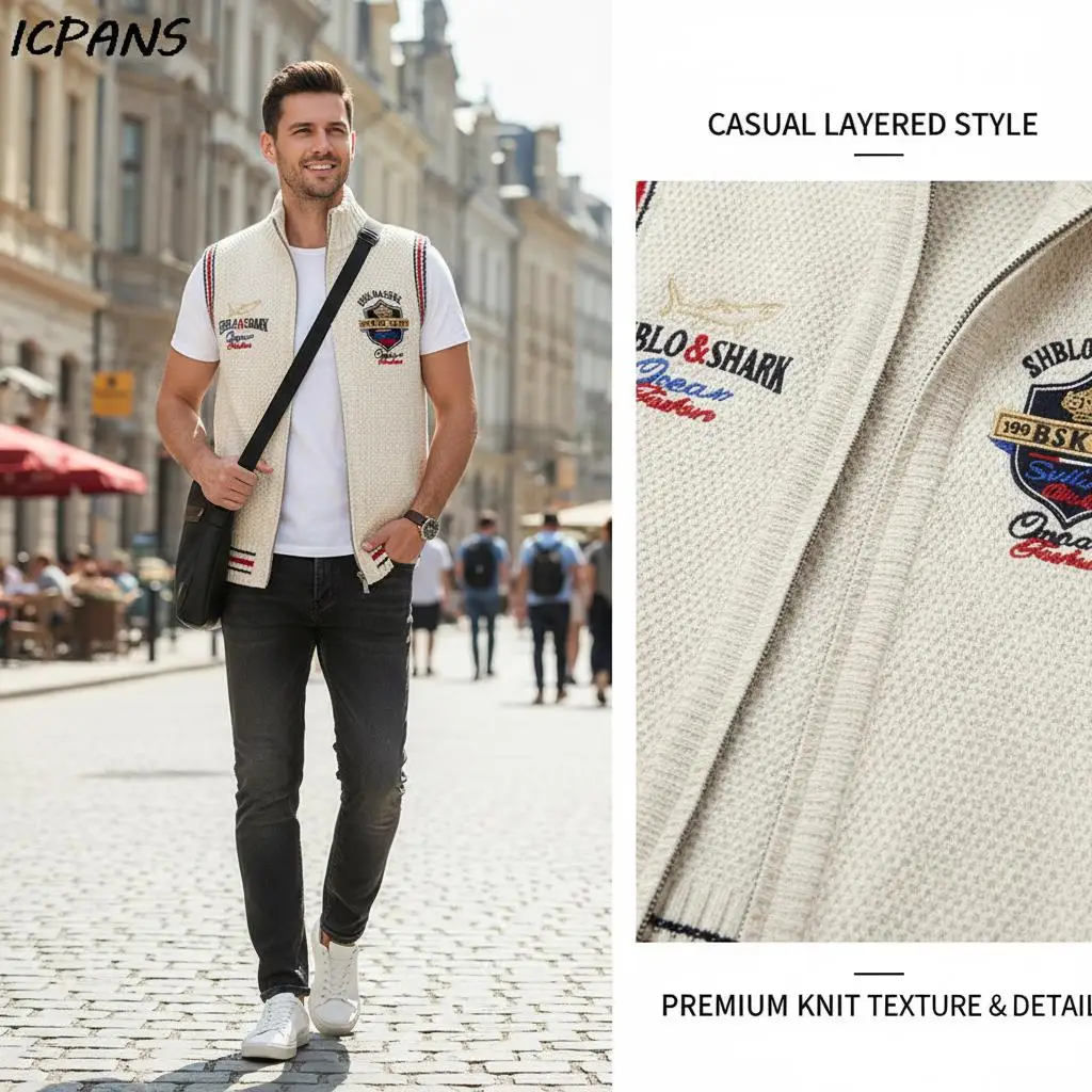 White Letter Knitted Vest Knitwear Mens Sweater Autumn Korea Clothing Casual Sleeveless Jackets Male Pullover Outwear
White Letter Knitted Vest Knitwear Mens Sweater Autumn Korea Clothing Casual Sleeveless Jackets Male Pullover Outwear