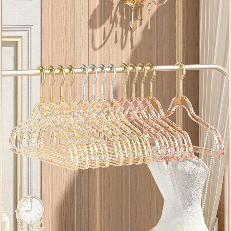 10PCS Acrylic Hanger Seamless Home Use Transparent Plastic Clothing Store Cute Crystal Pink Powder Clothes Hanger Home Tools
10PCS Acrylic Hanger Seamless Home Use Transparent Plastic Clothing Store Cute Crystal Pink Powder Clothes Hanger Home Tools