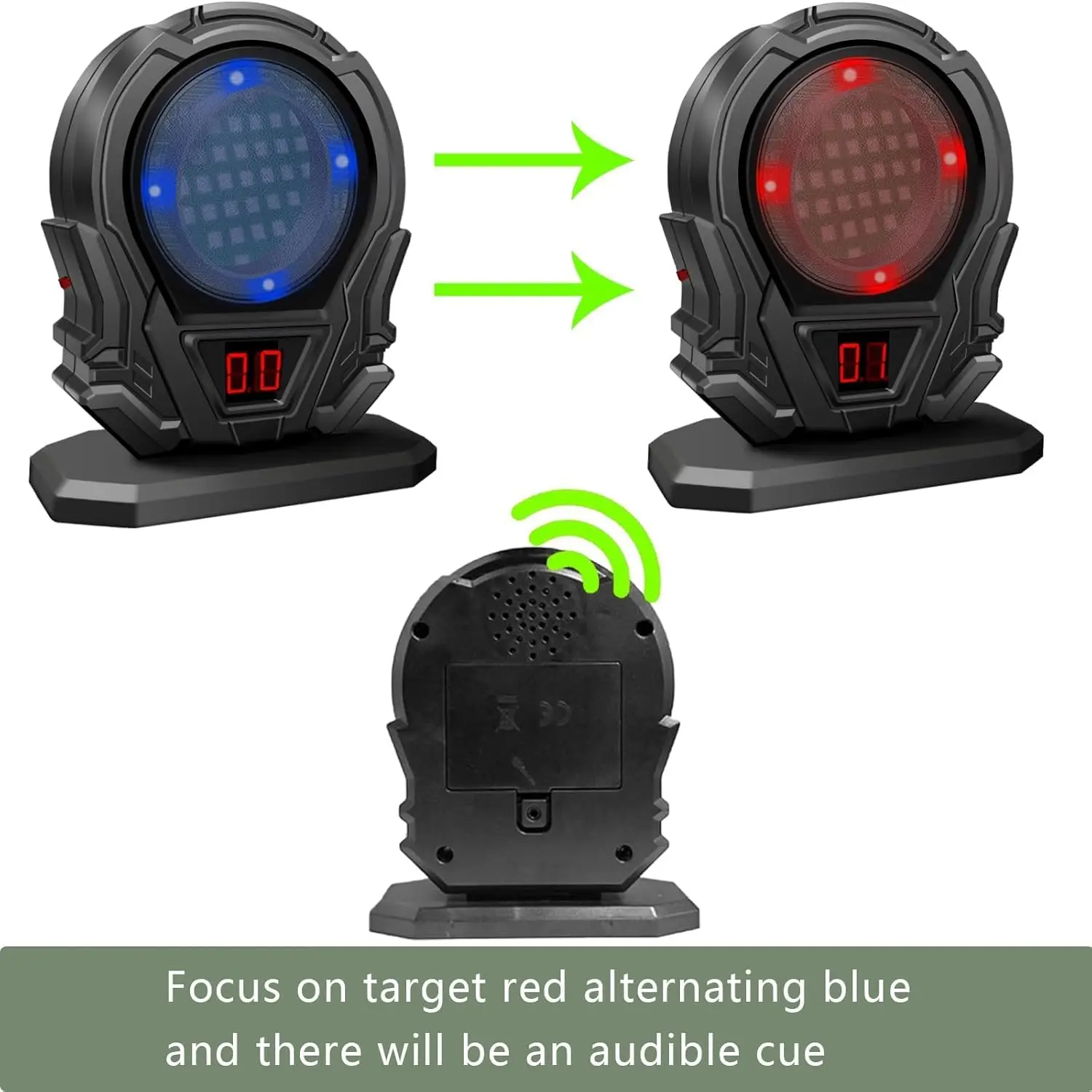 1/6 Induction Electronic Scoring Laser Target Fire Laser Training Target Outdoor Counting Color Sensitive Training Giftwan
1/6 Induction Electronic Scoring Laser Target Fire Laser Training Target Outdoor Counting Color Sensitive Training Giftwan
