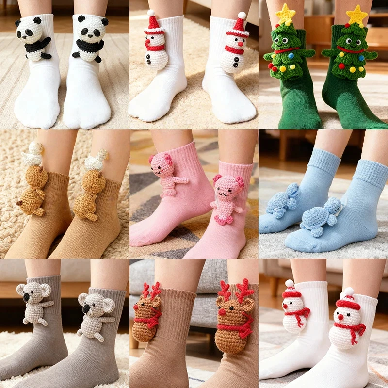 Новые 3D вязаные милые носки с животными, уютные нечеткие толстые теплые плюшевые носки Kawaii для женщин, детей-подростков, домашний зимний праздник, Рождественский подарок
Новые 3D вязаные милые носки с животными, уютные нечеткие толстые теплые плюшевые носки Kawaii для женщин, детей-подростков, домашний зимний праздник, Рождественский подарок