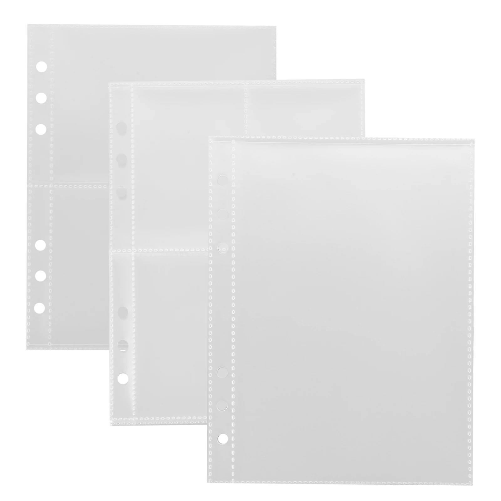3 Books 6 Holes A5 Single Sided Loose Leaf PP Pages Postcard Sleeves Photo Protectors Holders File
3 Books 6 Holes A5 Single Sided Loose Leaf PP Pages Postcard Sleeves Photo Protectors Holders File