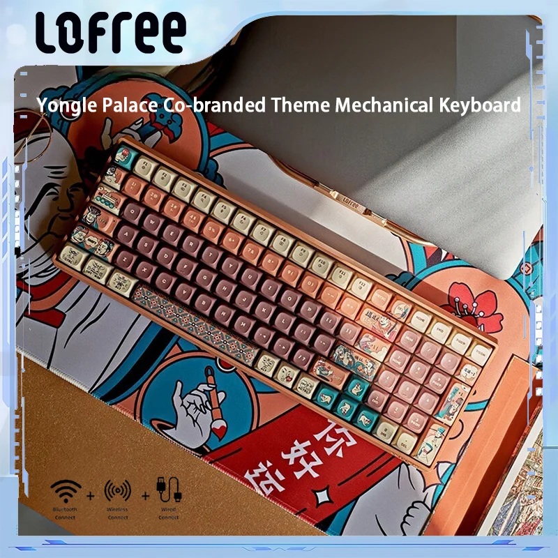 Lofree Yongle Palace Joint 100-клавишная трехрежимная механическая клавиатура Hot Puzzle PBT Клавиатура BT 2,4 г USB Беспроводная игровая iPad Офис
Lofree Yongle Palace Joint 100-клавишная трехрежимная механическая клавиатура Hot Puzzle PBT Клавиатура BT 2,4 г USB Беспроводная игровая iPad Офис