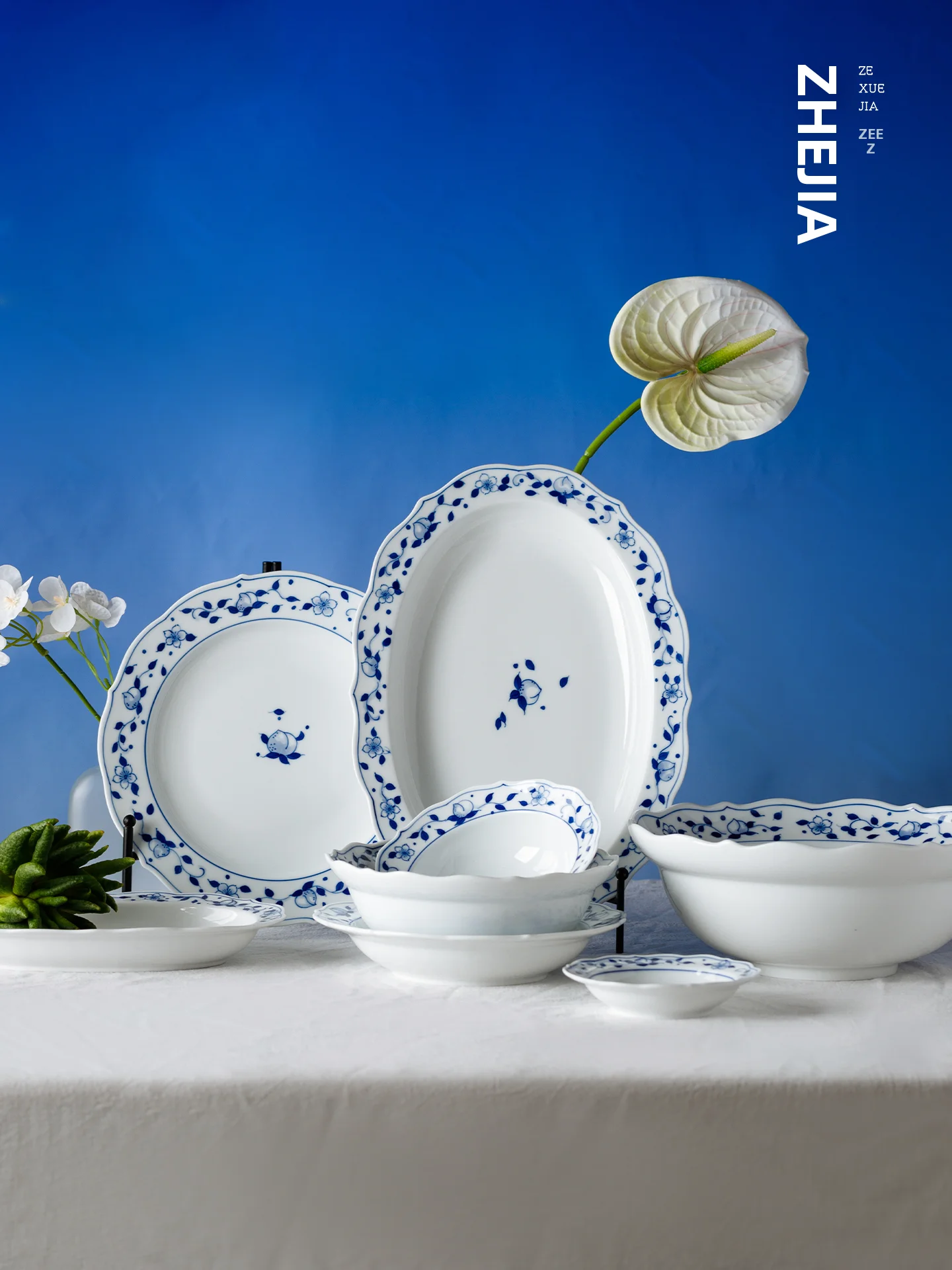 Zhe Xue Jia Tao Xi Series Jingdezhen Underglaze Blue And White Porcelain Bowl Personal Specialty Dining Set Rice Bowl Plate
Zhe Xue Jia Tao Xi Series Jingdezhen Underglaze Blue And White Porcelain Bowl Personal Specialty Dining Set Rice Bowl Plate