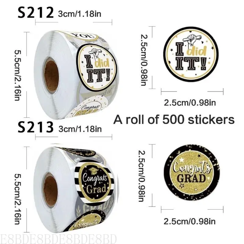 E8BD 500 Pcs Graduation Sticker Graduation Caps Sticker Party Supplies for Envelope
E8BD 500 Pcs Graduation Sticker Graduation Caps Sticker Party Supplies for Envelope