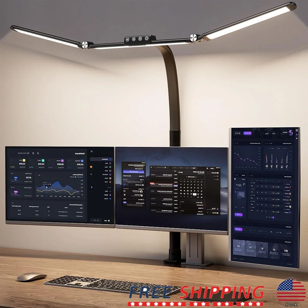 Large Desk Lamps Home Office Architect Desk Lamp with Clamp 24W LED Stepless Dimming Eye-Caring Flicker-Free 360 Degree
Large Desk Lamps Home Office Architect Desk Lamp with Clamp 24W LED Stepless Dimming Eye-Caring Flicker-Free 360 Degree