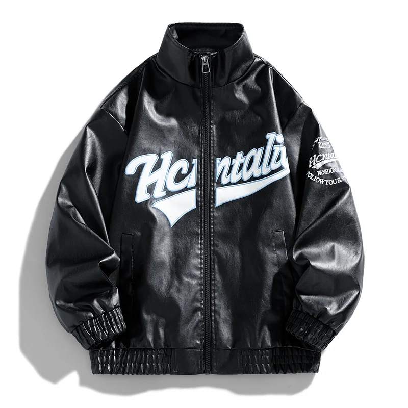 High Quality Vintage Leather Jacket Spring Autumn Men Motorcycle Leather Jacket Coat Male Stand Collar Windproof Overcoat
High Quality Vintage Leather Jacket Spring Autumn Men Motorcycle Leather Jacket Coat Male Stand Collar Windproof Overcoat