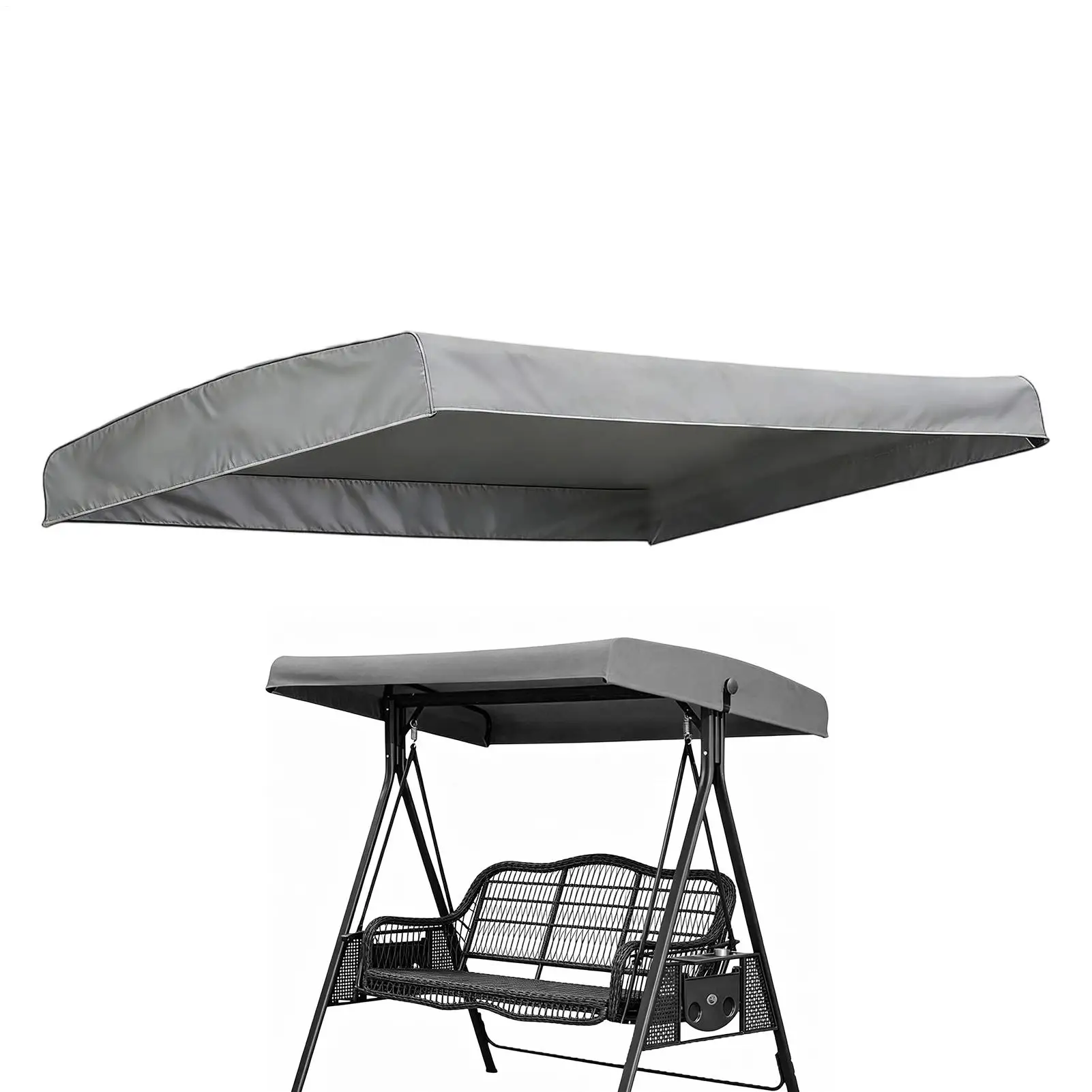 Swing Canopy Replacement Cover 75x47 Inch Waterproof Anti-UV Cover Replacement Canopy for Outdoor Swing for Patio Porch Garden
Swing Canopy Replacement Cover 75x47 Inch Waterproof Anti-UV Cover Replacement Canopy for Outdoor Swing for Patio Porch Garden