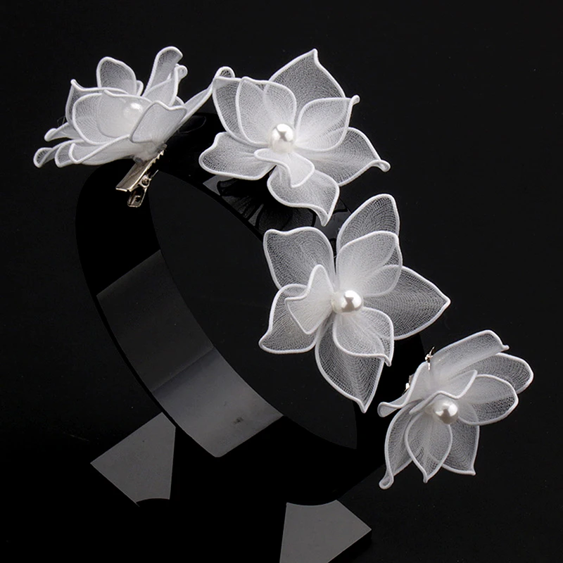 Elegant White Flower Hairpin Side Clips Fairy Floral Duckbill Clips For Bride Wedding Hair Jewelry Women Party Hair Accessories
Elegant White Flower Hairpin Side Clips Fairy Floral Duckbill Clips For Bride Wedding Hair Jewelry Women Party Hair Accessories