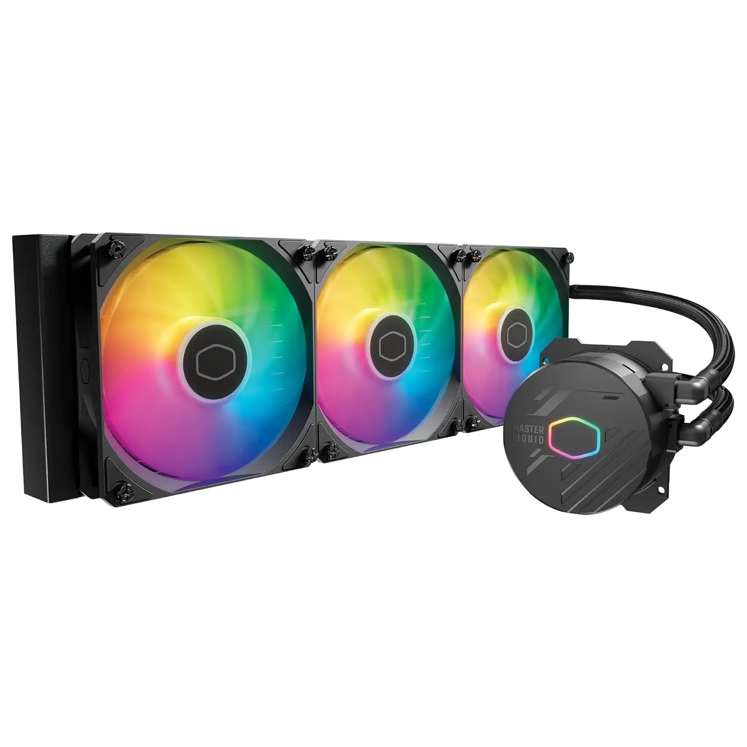 360mm AIO CPU Liquid Cooler with ARGB Fans, Quiet Cooling for AMD & Intel CPUs, Easy Installation
360mm AIO CPU Liquid Cooler with ARGB Fans, Quiet Cooling for AMD & Intel CPUs, Easy Installation