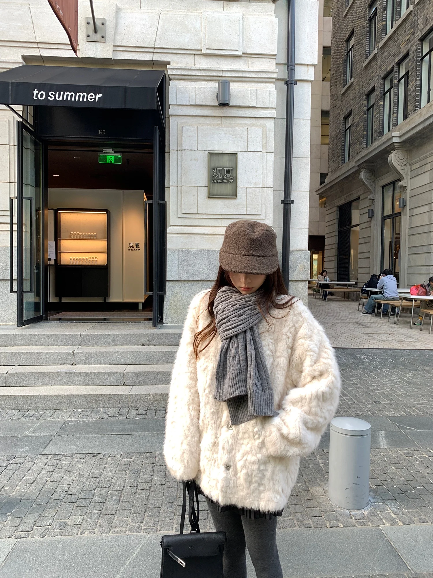 Pink Beige Lazy Feel Faux Fur Outerwear High-End Sensation Studio Y Women's Loose Fit Long Sve Mid-Length Coat
Pink Beige Lazy Feel Faux Fur Outerwear High-End Sensation Studio Y Women's Loose Fit Long Sve Mid-Length Coat