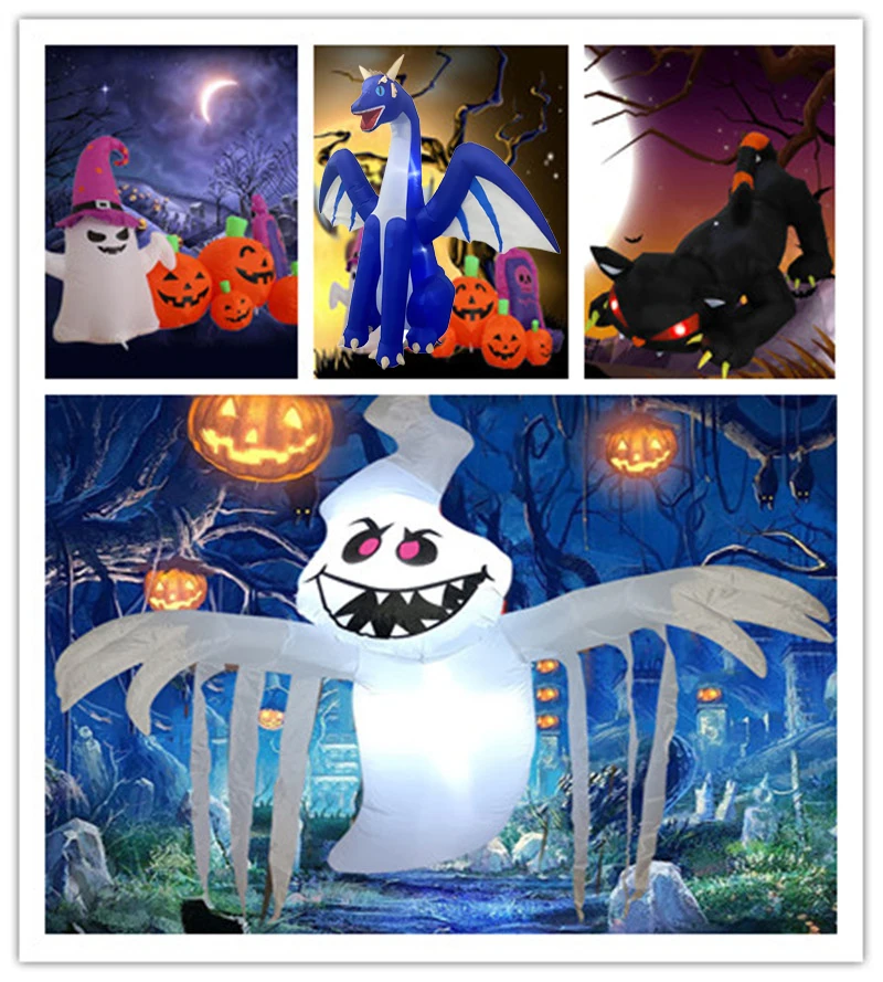 Halloween Inflatable Decoration Courtyard Prop Built-in LED Lights Inflatable Model Outdoor Ornament Party New Year Garden Decor
Halloween Inflatable Decoration Courtyard Prop Built-in LED Lights Inflatable Model Outdoor Ornament Party New Year Garden Decor