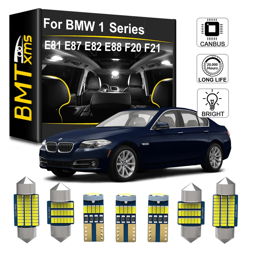 BMTxms LED Interior Light Kit Canbus For BMW 1 Series E81 E87 E82 E88 F20 F21 2003-2014 Vehicle No Error Auto Bulbs Car Lighting
BMTxms LED Interior Light Kit Canbus For BMW 1 Series E81 E87 E82 E88 F20 F21 2003-2014 Vehicle No Error Auto Bulbs Car Lighting