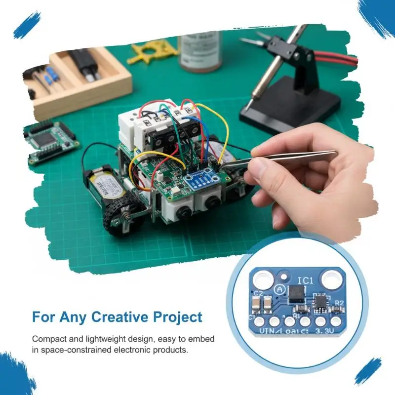 1 Set SPH0645LM4H Microphone Module 1.6-3.6V SPH0645 I2S MEMS Microphone Breakout Sensor Board Module For Raspberry Pi
1 Set SPH0645LM4H Microphone Module 1.6-3.6V SPH0645 I2S MEMS Microphone Breakout Sensor Board Module For Raspberry Pi