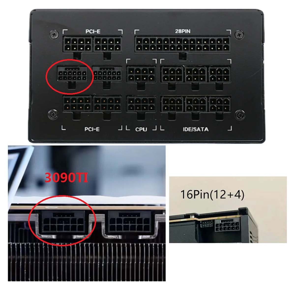 Разъем 12VHPWR PCIe 5,0 12VHPWR 16-контактный 12 + 4-контактный разъем «папа-мама» кабеля питания графического процессора с клеммными контактами черный
Разъем 12VHPWR PCIe 5,0 12VHPWR 16-контактный 12 + 4-контактный разъем «папа-мама» кабеля питания графического процессора с клеммными контактами черный