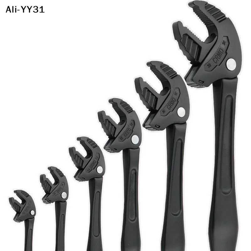 【S3】1Pc Quick-Adaptive Ratchet Wide Jaw Adjustable Tool Heavy-Duty Industrial Crab Claw Wrench Automotive Repair And Plumbing
【S3】1Pc Quick-Adaptive Ratchet Wide Jaw Adjustable Tool Heavy-Duty Industrial Crab Claw Wrench Automotive Repair And Plumbing