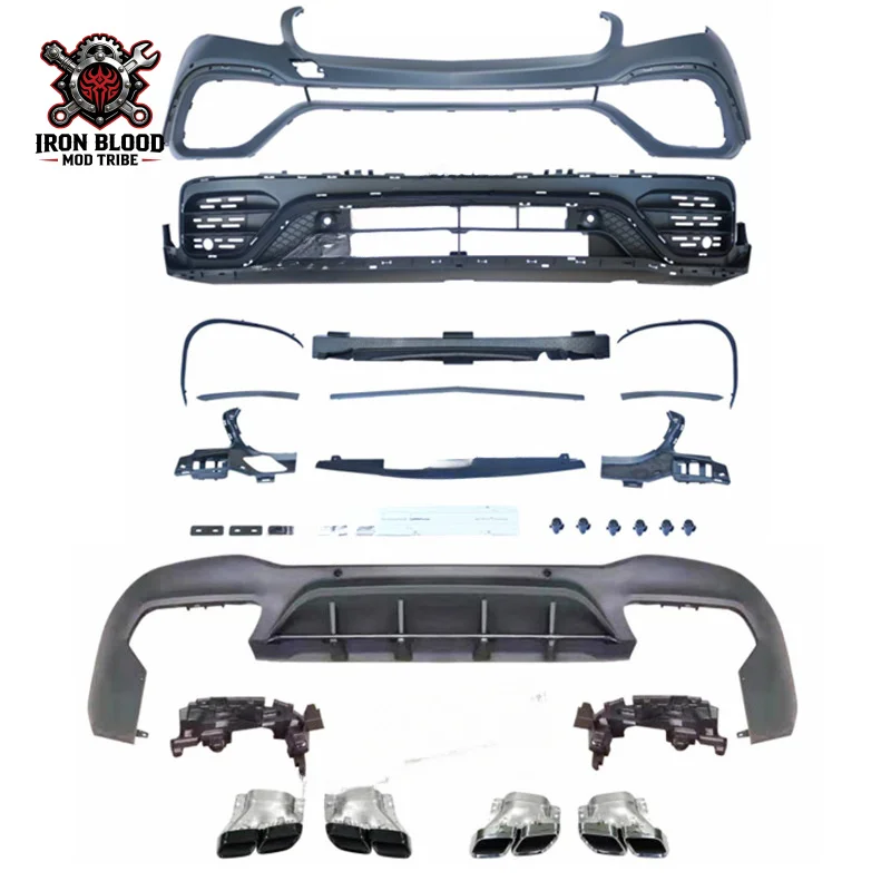 Suitable for 2016-2019 Mercedes-Benz GLC-Class X253 Modified GLC63 Full Body Kit AMG Front Bumper Assembly Rear Lip Tail Pipe
Suitable for 2016-2019 Mercedes-Benz GLC-Class X253 Modified GLC63 Full Body Kit AMG Front Bumper Assembly Rear Lip Tail Pipe