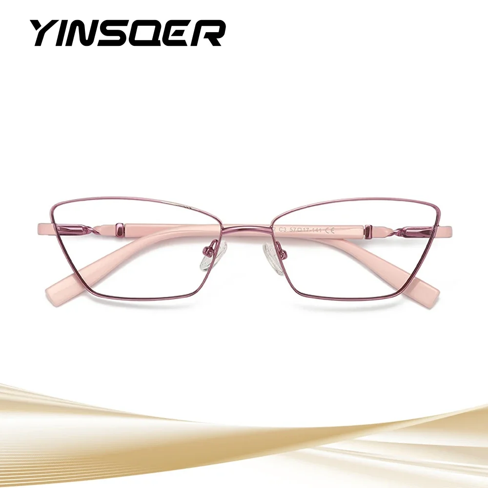 Anti Blue Light Computer Glasses Small Square Cat Eye for Women Metal Eyeglasses Women's Optical Prescription Eyewear Frames
Anti Blue Light Computer Glasses Small Square Cat Eye for Women Metal Eyeglasses Women's Optical Prescription Eyewear Frames