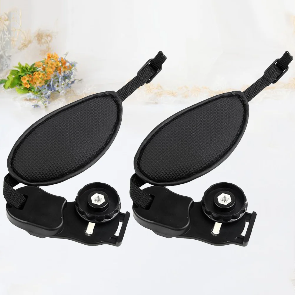 2Pcs Camera Wrist Strap Protective Durable Oval Shape Hand Strap Stabilizer for Dslr Photography Comfortable Secure Black
2Pcs Camera Wrist Strap Protective Durable Oval Shape Hand Strap Stabilizer for Dslr Photography Comfortable Secure Black