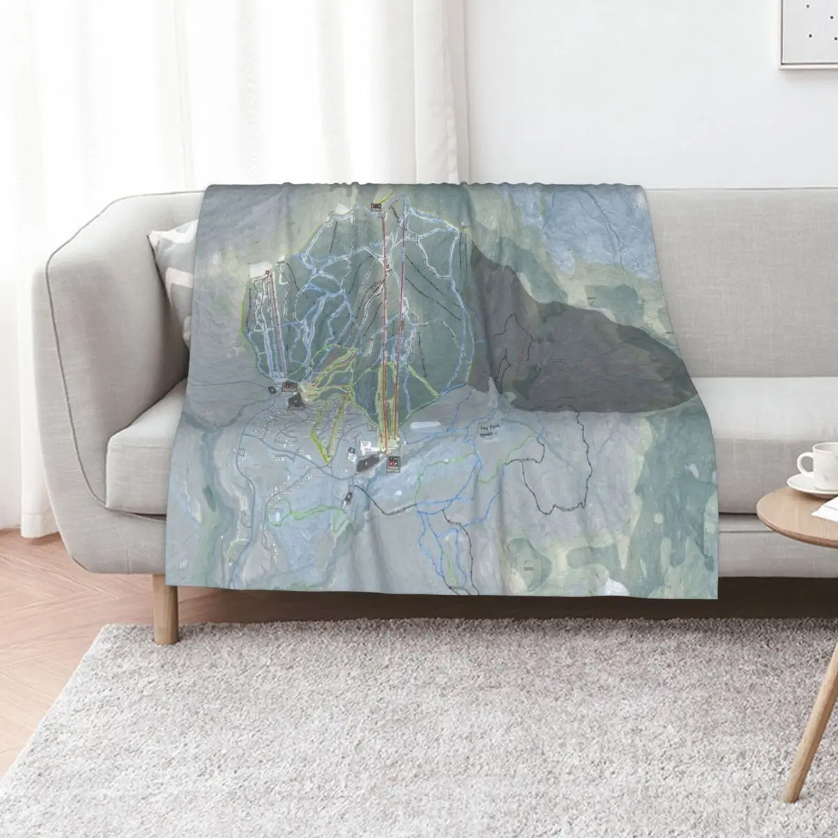 Jay Peak Resort Trail Map Throw Blanket Soft Comfort Blanket for Reading Watching TV
Jay Peak Resort Trail Map Throw Blanket Soft Comfort Blanket for Reading Watching TV
