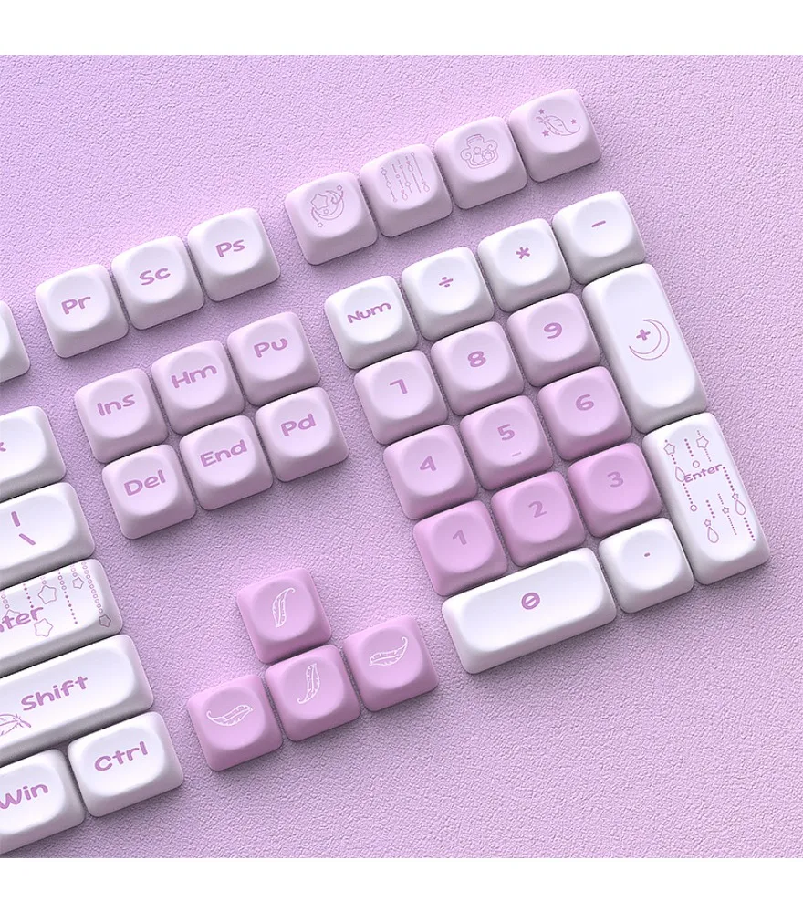 Keycap Dream Catcher Shower Pink Keycap Five-sided Hot Sublimation MOA Height Small Full Set of 120 + Keys PBT
Keycap Dream Catcher Shower Pink Keycap Five-sided Hot Sublimation MOA Height Small Full Set of 120 + Keys PBT