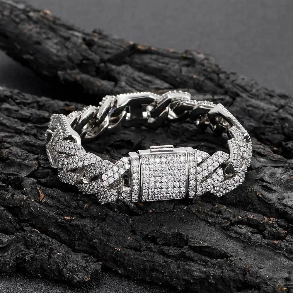 Men Women Hip Hop Rhombus Cuban Chain Iced Out Bling Necklace 15mm Width Chains Hiphop Crystal Necklaces Fashion Jewelry
Men Women Hip Hop Rhombus Cuban Chain Iced Out Bling Necklace 15mm Width Chains Hiphop Crystal Necklaces Fashion Jewelry