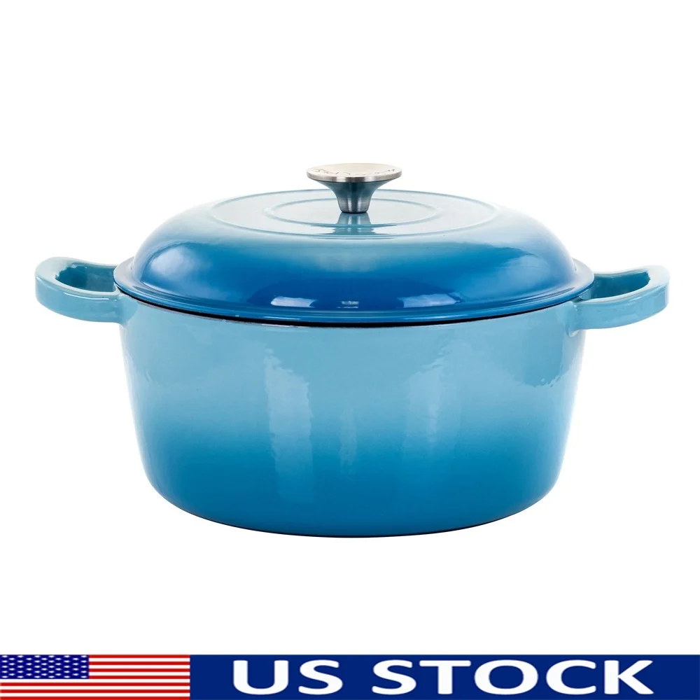 Enameled Cast Iron Casserole Dish Nonstick Cooking Pot with Self Basting Lid Dishwasher Safe Heat Resistant Durable Kitchen
Enameled Cast Iron Casserole Dish Nonstick Cooking Pot with Self Basting Lid Dishwasher Safe Heat Resistant Durable Kitchen