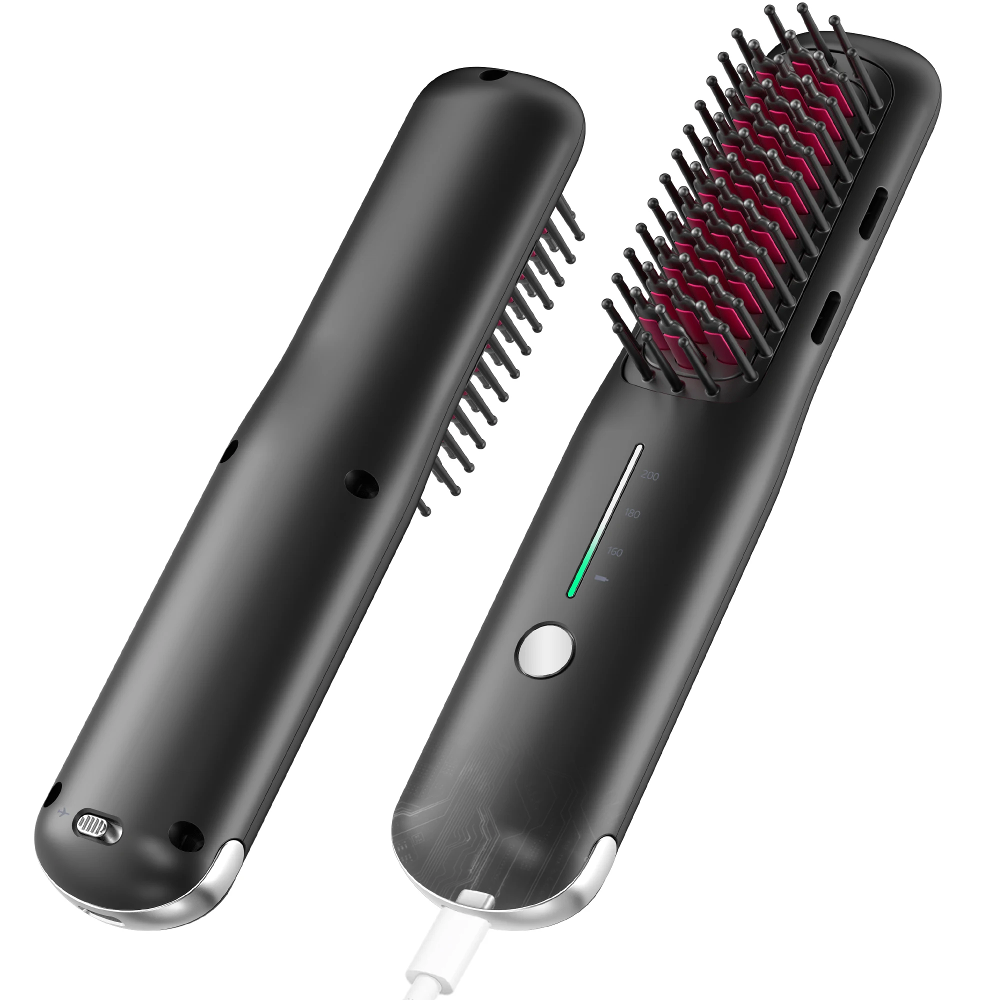 Porta Mini Hair Straightening Brush for Travel– Cordless & USB Rechargeable,Ionic Hot Comb for Frizz-Free Shine,Lightweight
Porta Mini Hair Straightening Brush for Travel– Cordless & USB Rechargeable,Ionic Hot Comb for Frizz-Free Shine,Lightweight