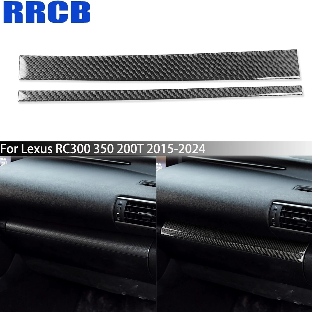 For Lexus RC300 RC350 RC200T 2015-2024 Car Accessories Carbon Fiber Dashboard Glove Storage Panel Interior Cover Stickers Trim
For Lexus RC300 RC350 RC200T 2015-2024 Car Accessories Carbon Fiber Dashboard Glove Storage Panel Interior Cover Stickers Trim
