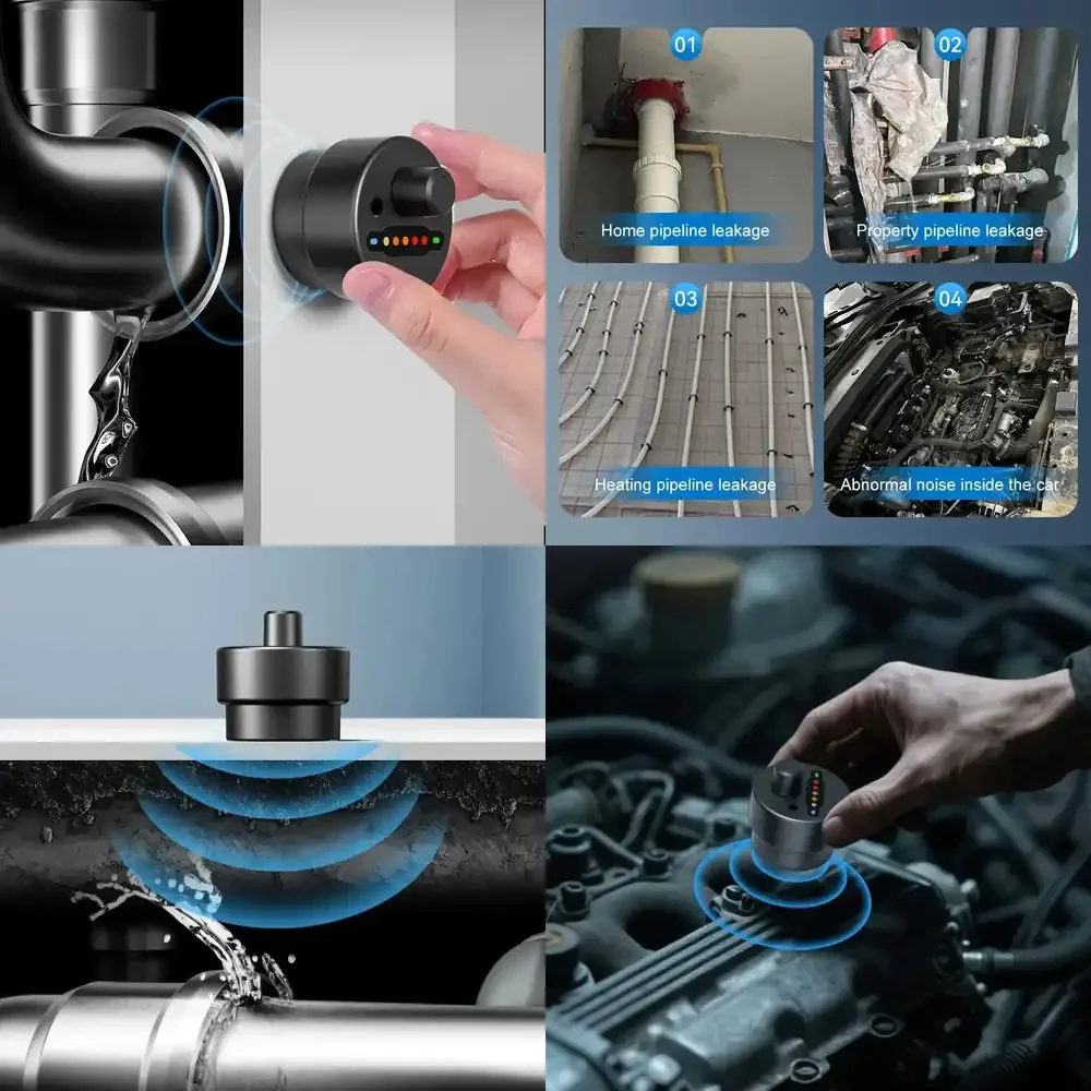 WAP01 YIERYI Pipeline Leak Acoustic Noise Finder High Sensitivity Sensor Water Pipe Leak Detection Tool
WAP01 YIERYI Pipeline Leak Acoustic Noise Finder High Sensitivity Sensor Water Pipe Leak Detection Tool