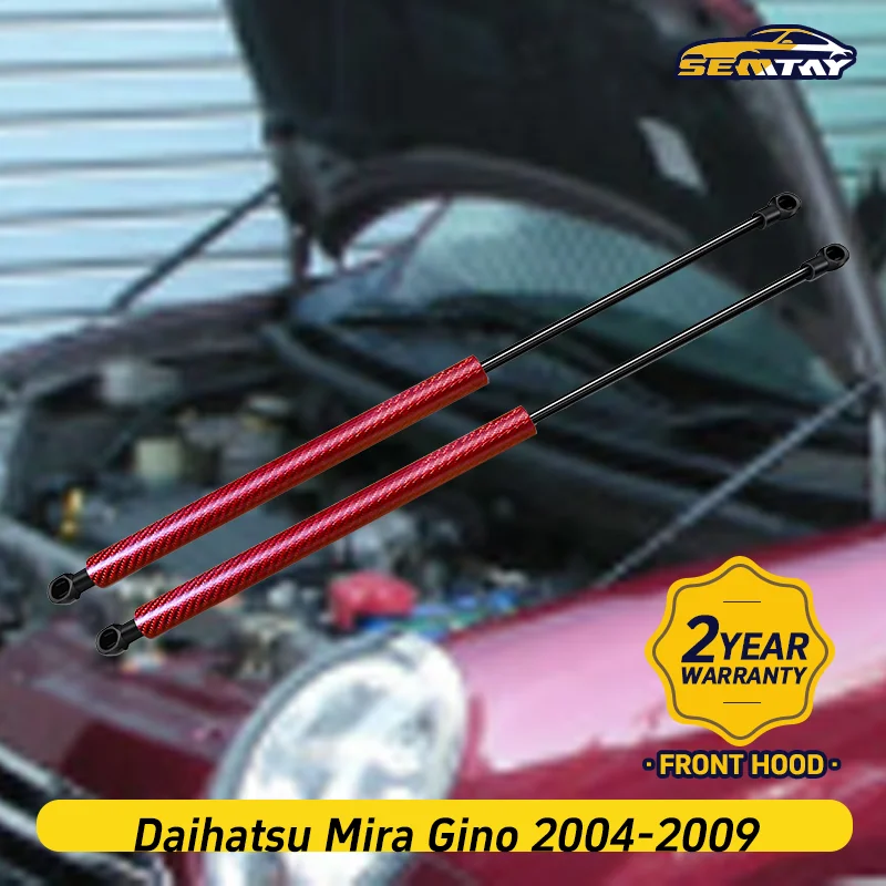 Стойки капота SEMTAY, совместимые с Mira Gino 2004-2009, поддержка подъема капота, амортизатор Spri Shocks
Стойки капота SEMTAY, совместимые с Mira Gino 2004-2009, поддержка подъема капота, амортизатор Spri Shocks