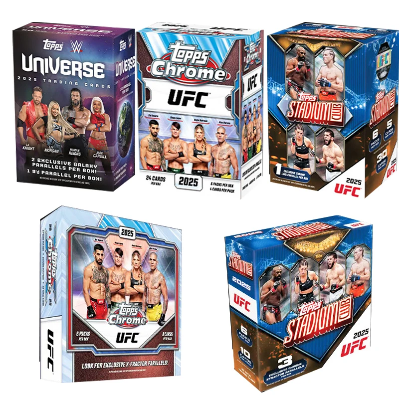 2025 Topps UFC Chrome Value & Mega Box Ultimate Fighter Collectible Card Star Card
2025 Topps UFC Chrome Value & Mega Box Ultimate Fighter Collectible Card Star Card
