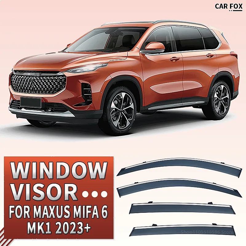 For MAXUS MIFA 6 2023+ Car Window Visor Rain Sun Shade Side Windshield Awning Auto Accessories
For MAXUS MIFA 6 2023+ Car Window Visor Rain Sun Shade Side Windshield Awning Auto Accessories