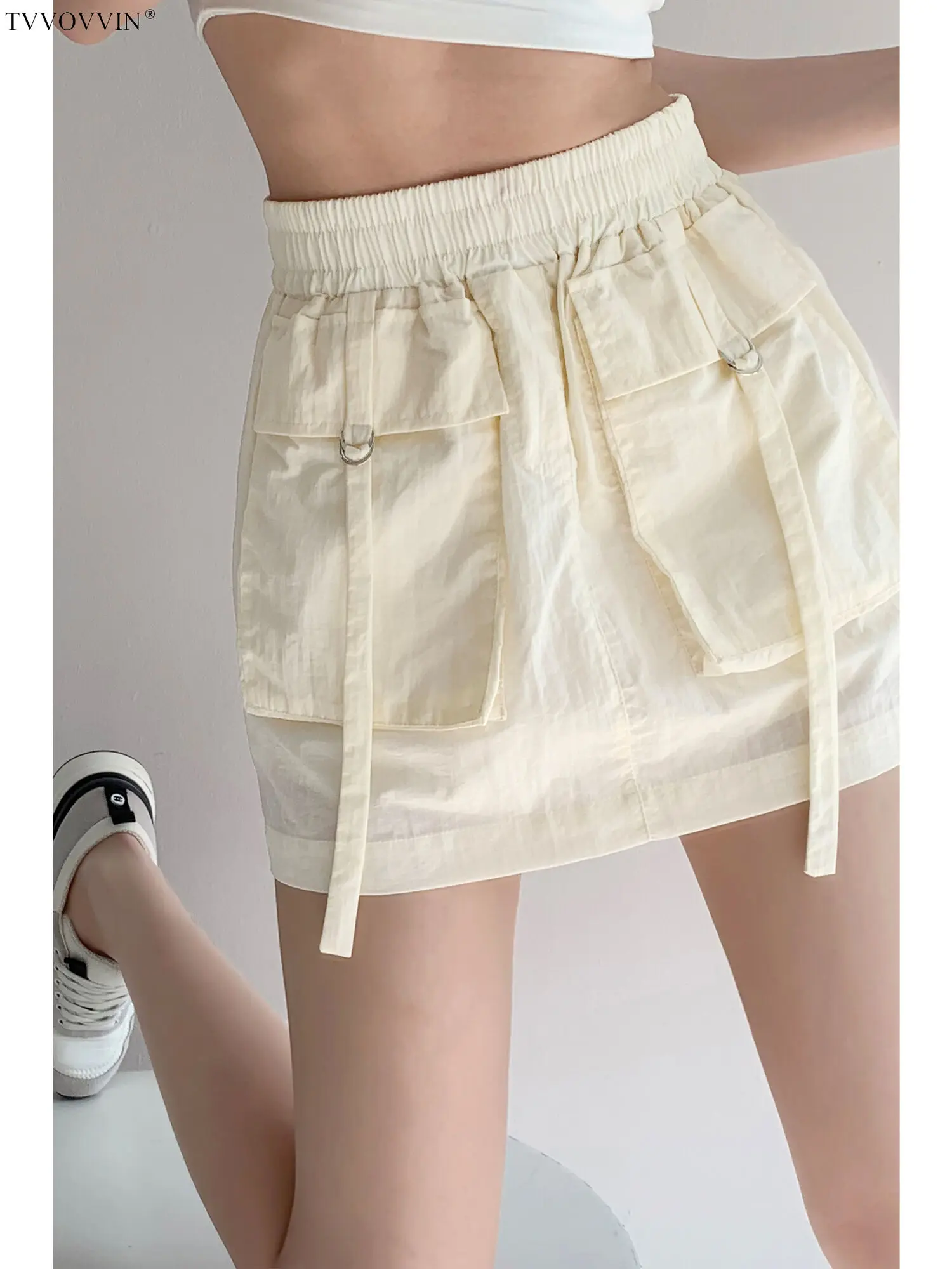 2023 Summer Sweet WOMENGAGA Girl Front Pocket Strap Design Street Style Short Skirt Women's Slim A-line Wrapped Hip Skirt ZI7X
2023 Summer Sweet WOMENGAGA Girl Front Pocket Strap Design Street Style Short Skirt Women's Slim A-line Wrapped Hip Skirt ZI7X