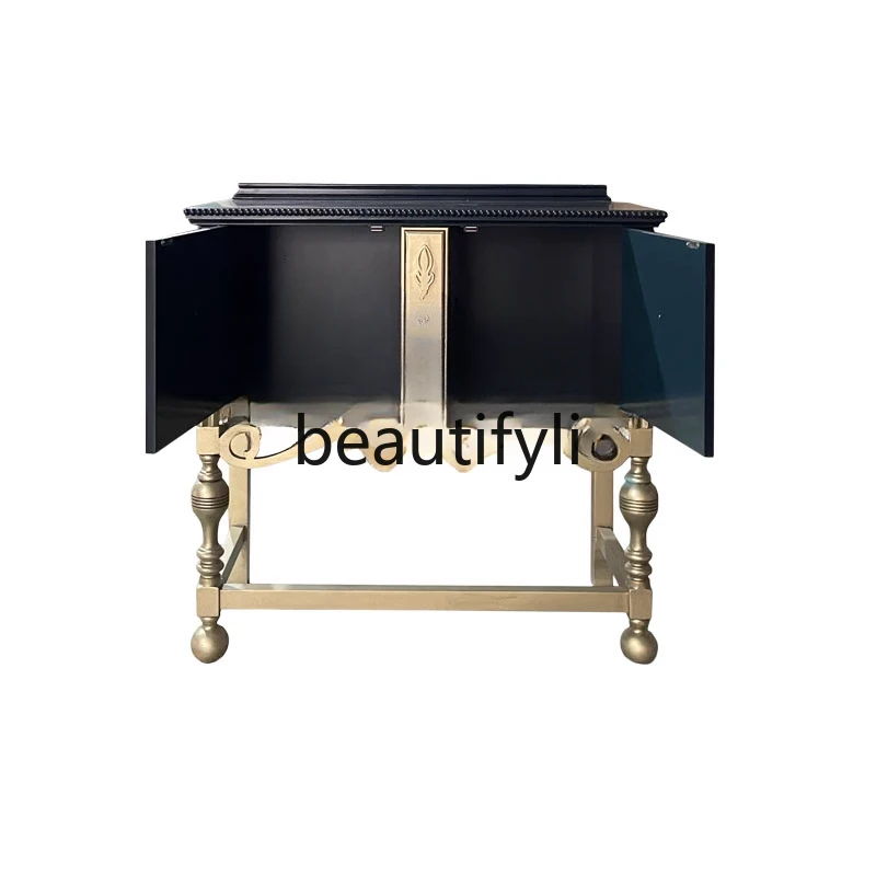 Solid wood entrance cabinet European-style carved living room, light luxury storage display cabinet against the wall
Solid wood entrance cabinet European-style carved living room, light luxury storage display cabinet against the wall